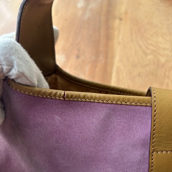 Gucci SUEDE Vintage Jackie O Pink Small - Picture 12 of 13